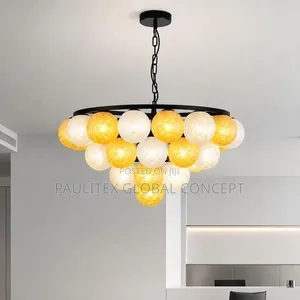 Multi-Tiered Cluster Globe Chandelier