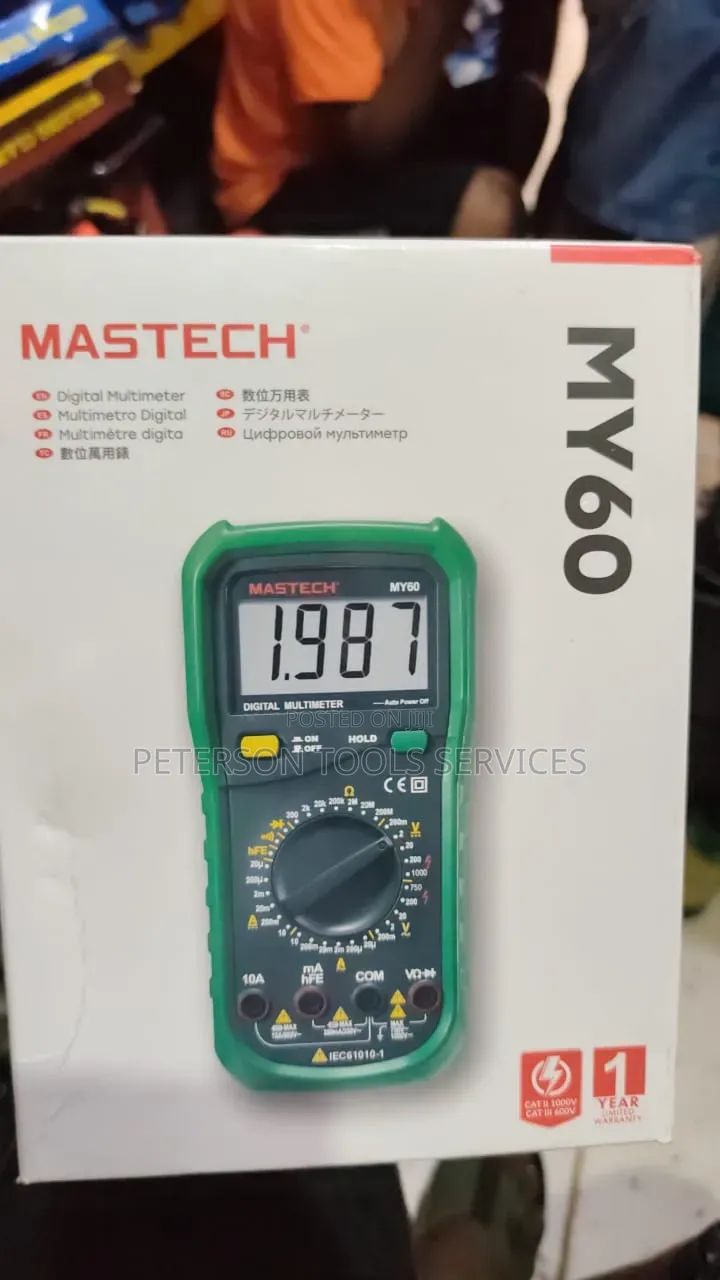 Mastech Digital Multimeter MY 60,62,64,68
