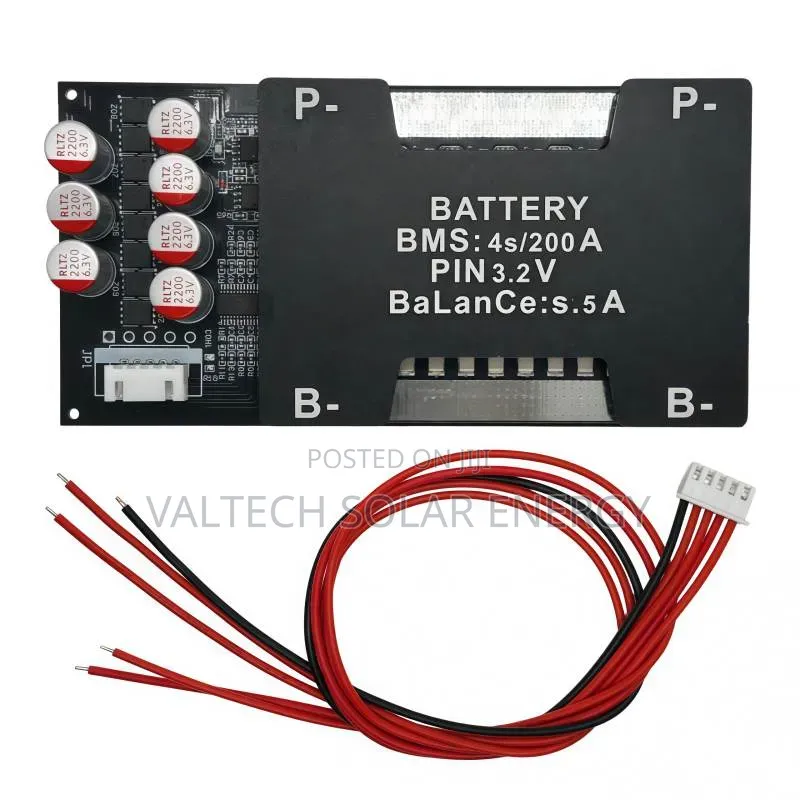 Valtech Energy 4S 200a/400a Lifepo4 5.5A Active Balancer Hardware BMS