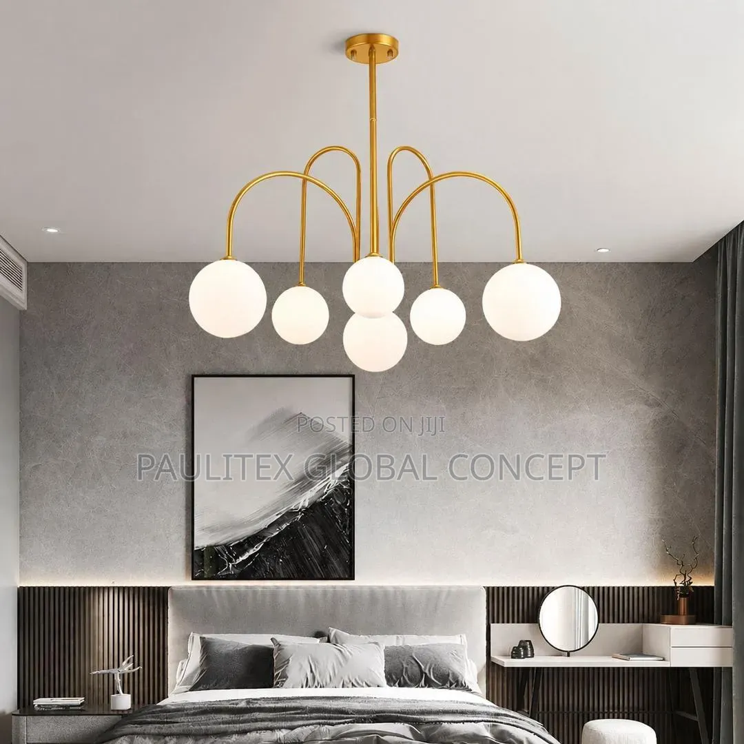 Gold Arch Chandelier