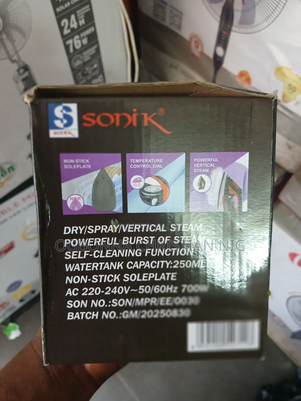Sonik Steam Iron