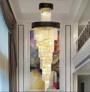 Staircase Pipe Chandelier Light