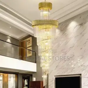Staircase Pipe Chandelier Light