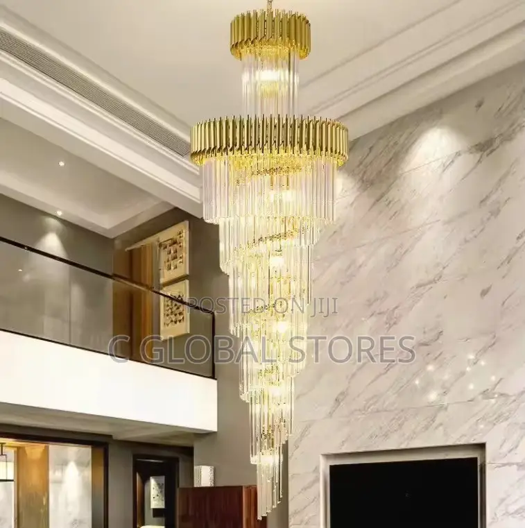 Staircase Pipe Chandelier Light