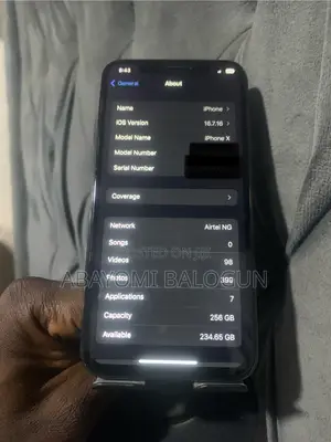 Apple iPhone X 256 GB Black