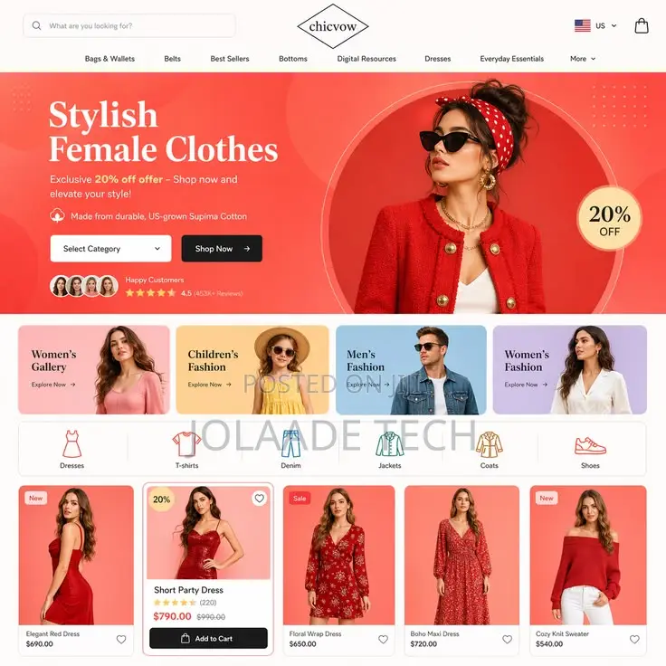 Website Design and Development
