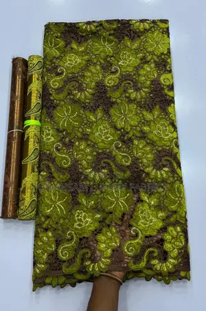 Sequins Velvet Guipure Lace
