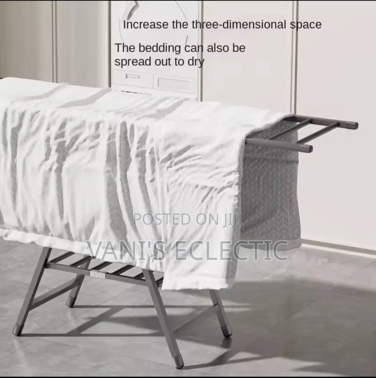 Heavy Duty Foldable Clothes Drying Rack - 180kg Capacity