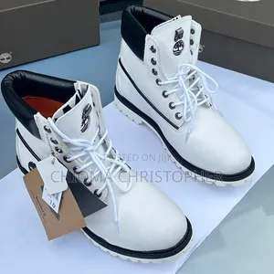 Timberland White Boot