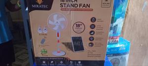 Miratec 18-Inch Rechargeable Fan .With Remote Control Bolds and Panel
