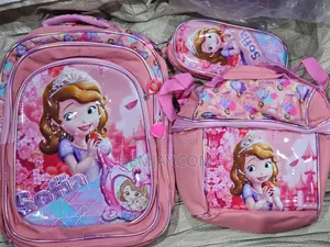 "3in1" Fancy School Bag, Launch Bag, Purse + (Free Pack of Pencils)