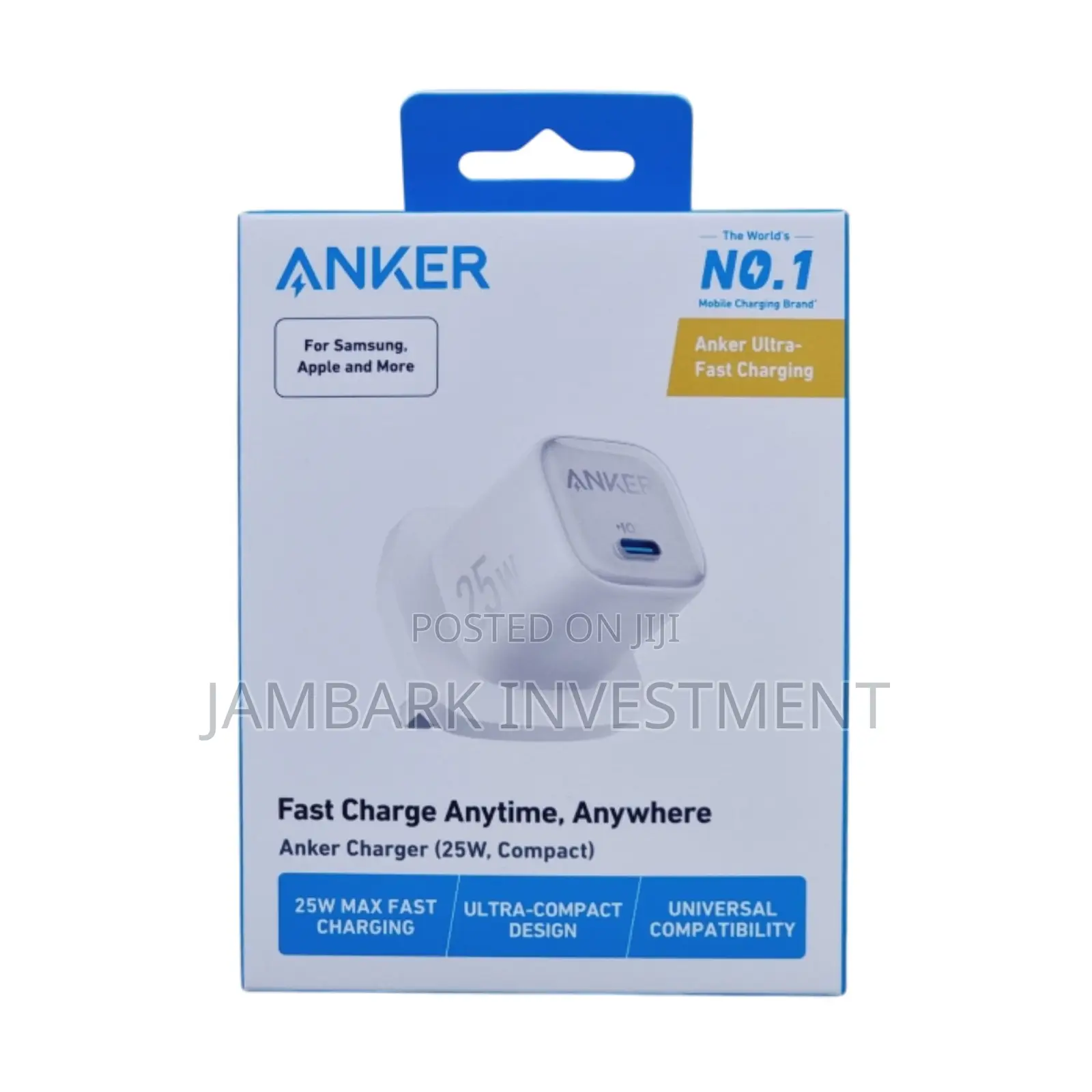 Anker 25W USB-C Adapter - White
