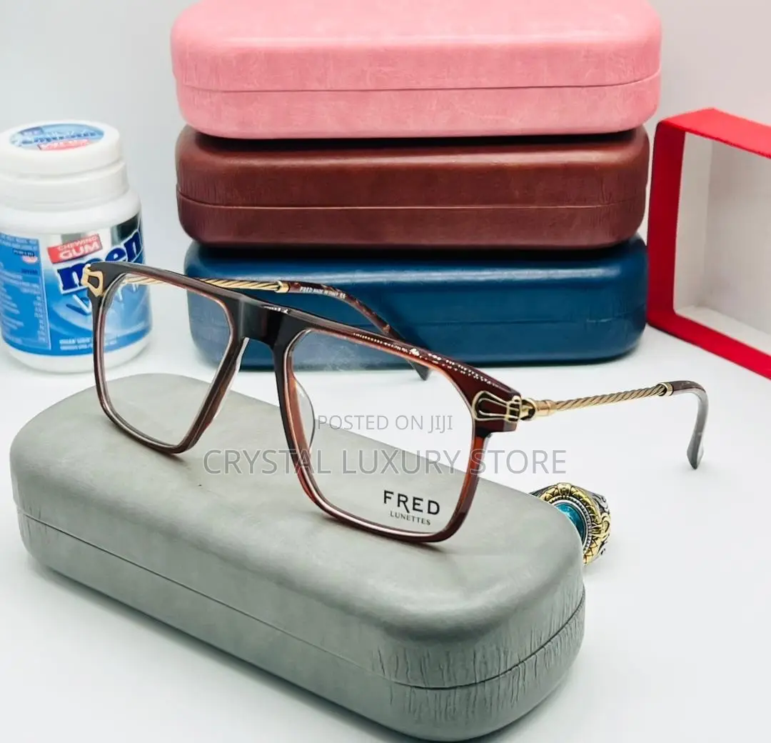 Fred Quality Luxury Men Frame Glasses