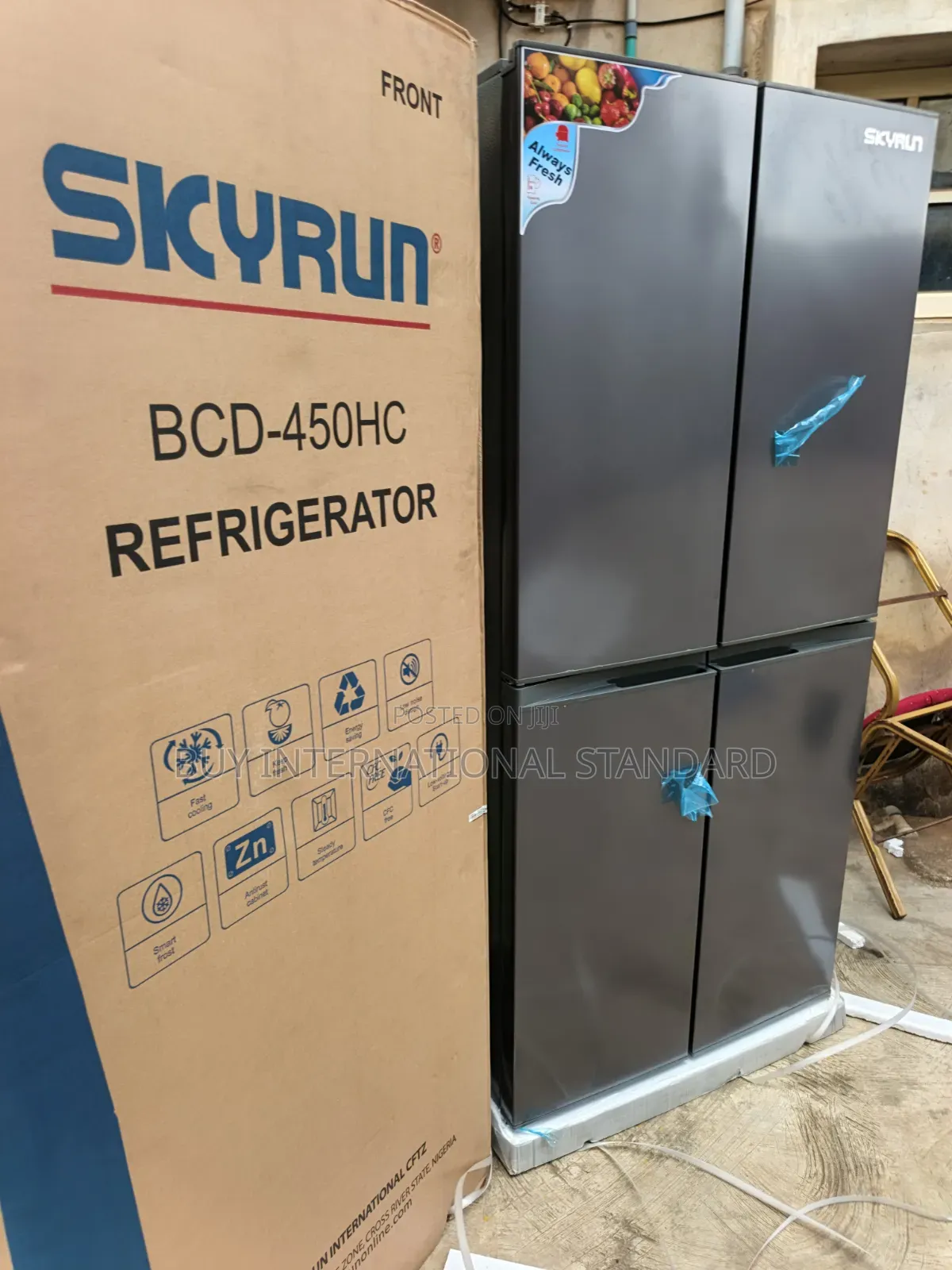 450L Skyrun BCD-450HC – Side-by-Side 4 Doors Fridge