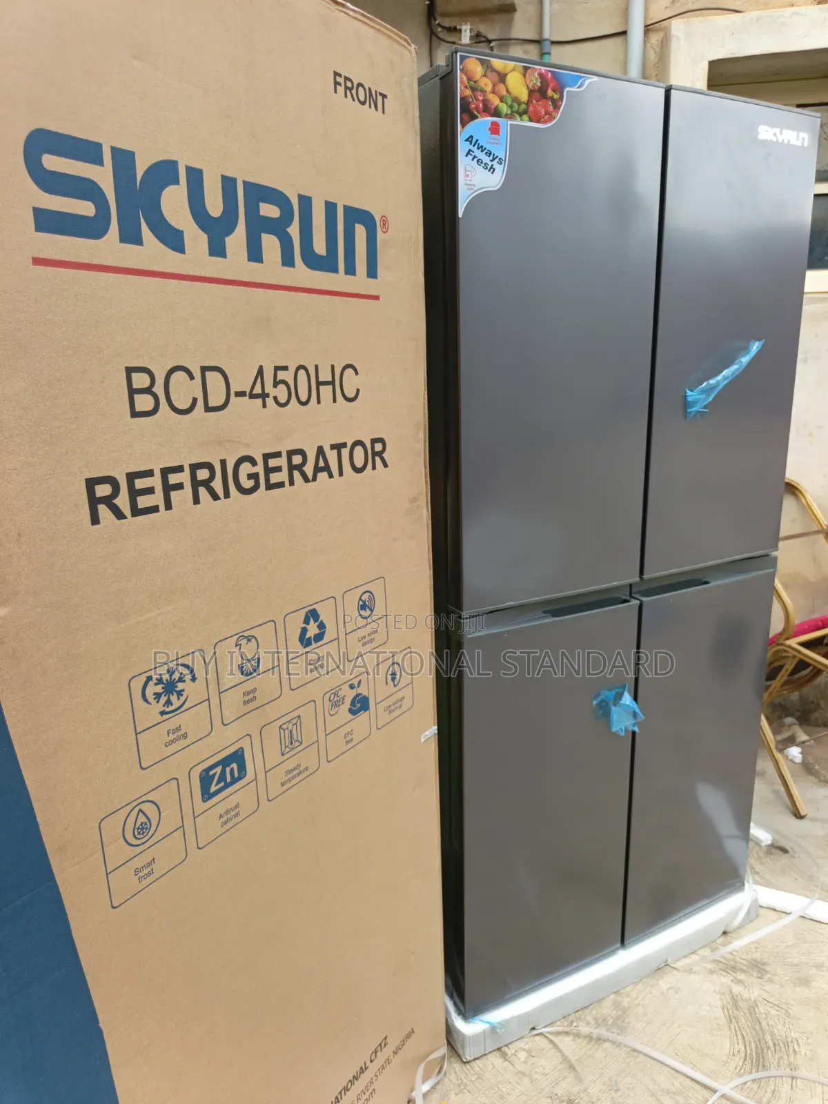 450L Skyrun BCD-450HC – Side-by-Side 4 Doors Fridge