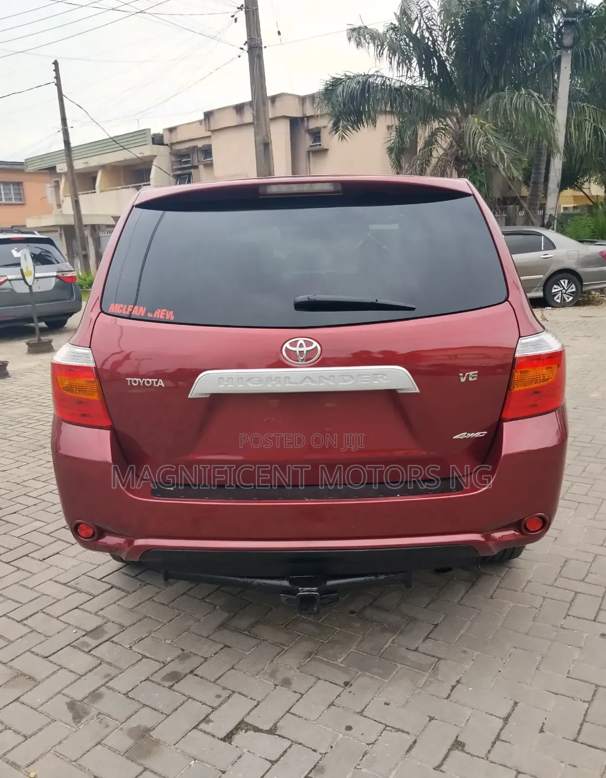 Toyota Highlander 4x4 2008 Red
