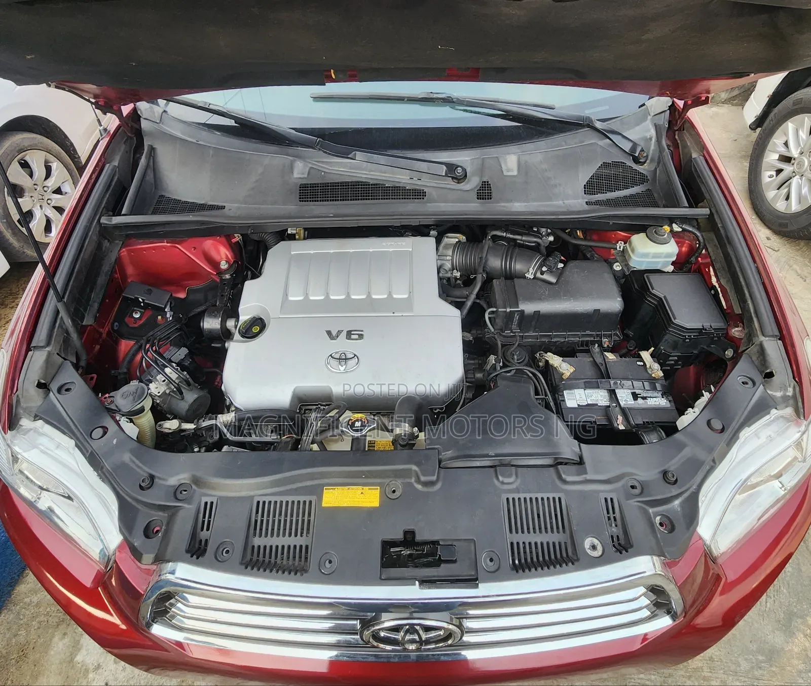 Toyota Highlander 4x4 2008 Red