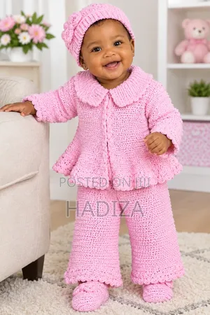 Homemade Crochet Baby Set