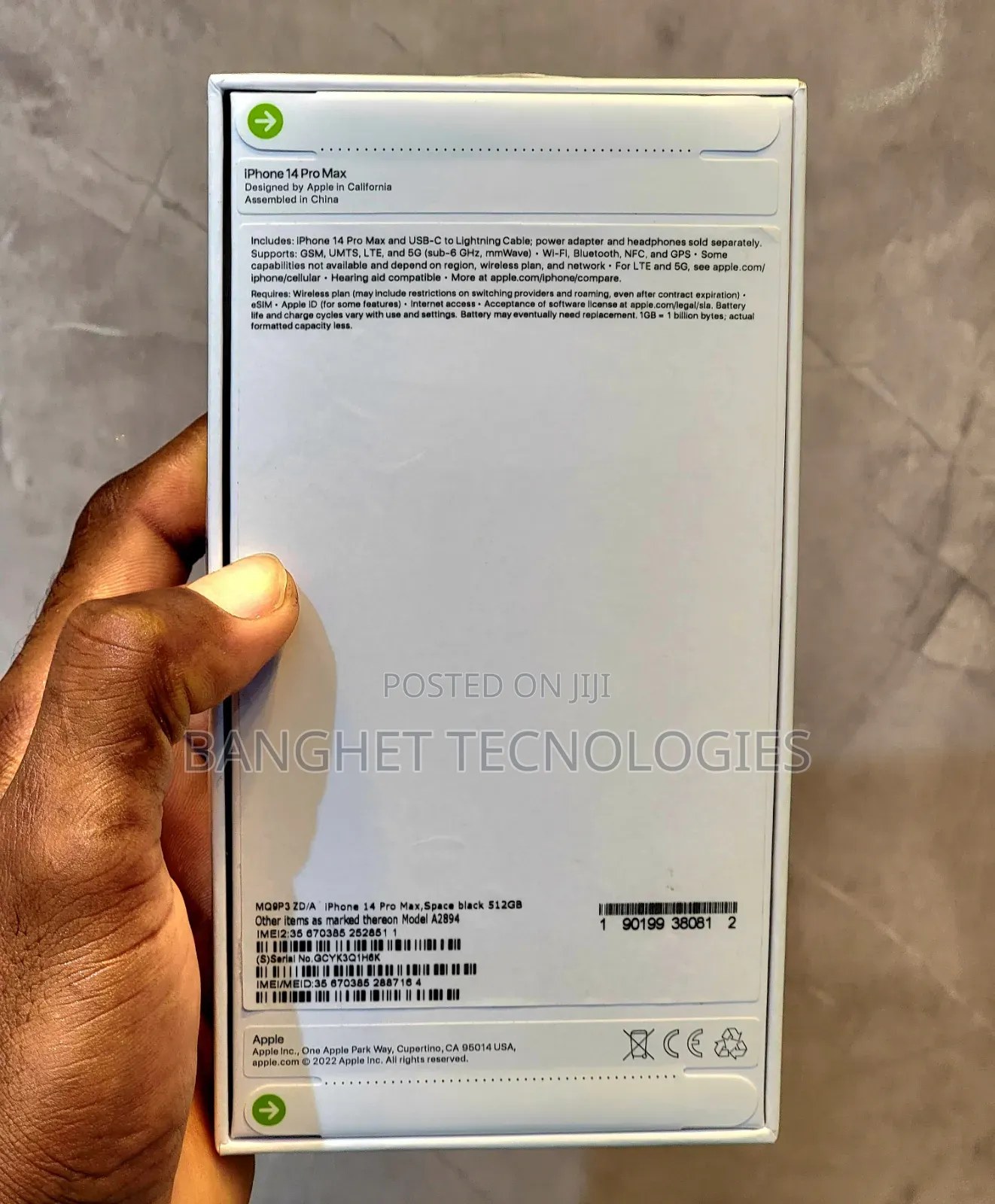 New Apple iPhone 14 Pro Max 512 GB Black