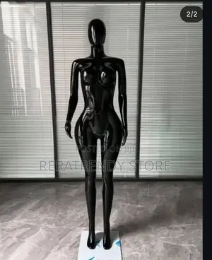 Glittering Black Foreign Female Mannequin