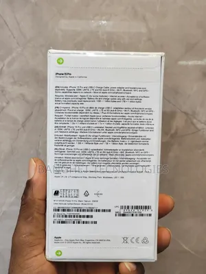 New Apple iPhone 15 Pro 256 GB Black