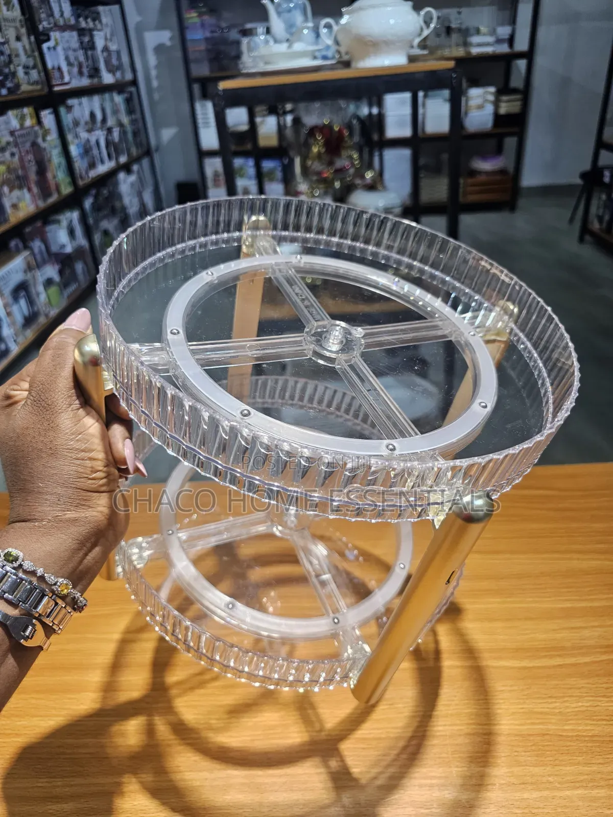 2-Tier 360° Rotating Organizer / Makeup Spice Lazy Susan