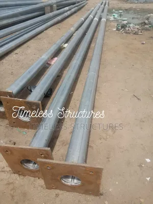 Double Arm Solar Poles