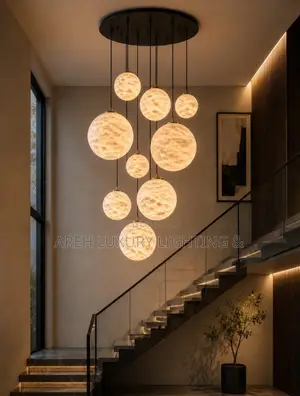 Odern-Style Chandeliers Stairway Chandeliers Indoor Pendant Lamps