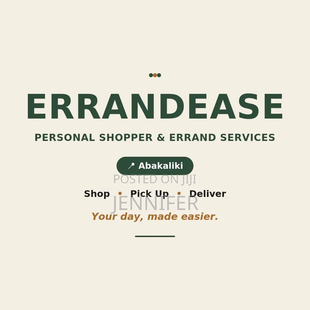 ErrandEase Personal Shopping Errand Service