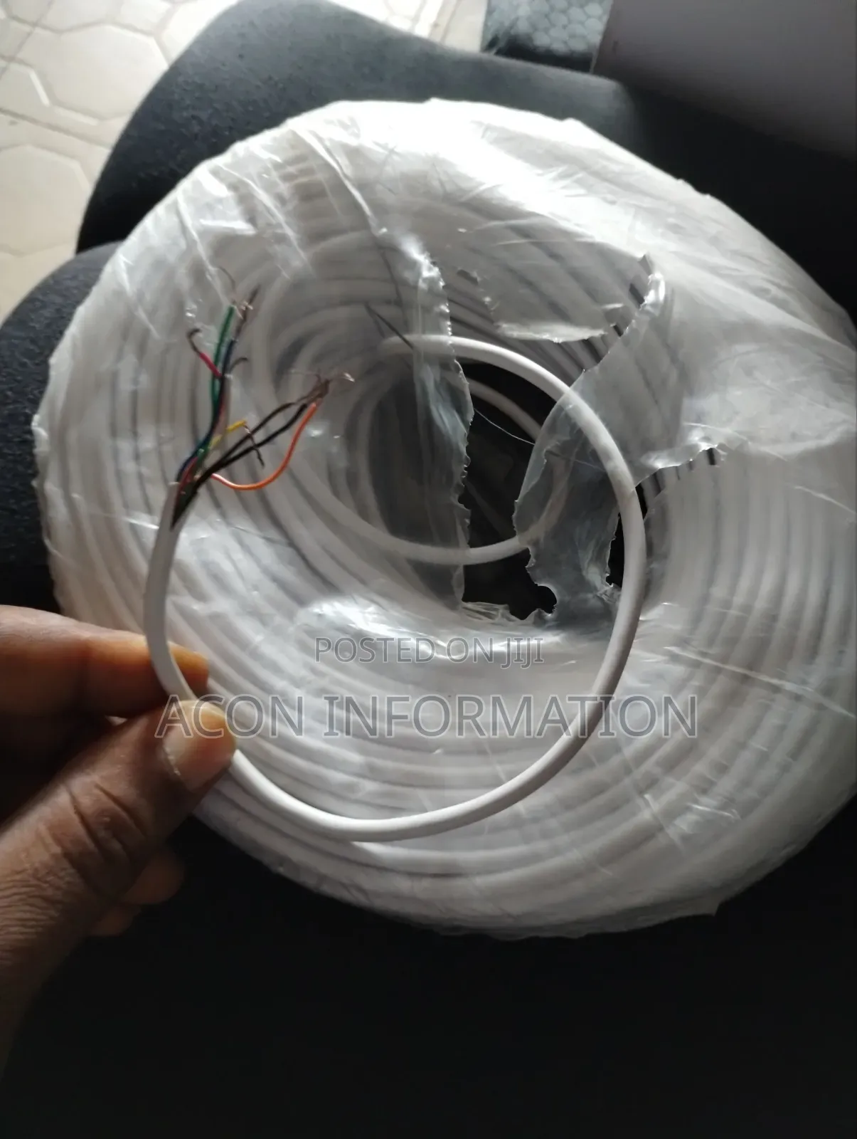 Comms Cable 8 Core White 100 M