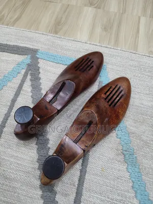 Mid Century Solid Mahogany Shoe Trees