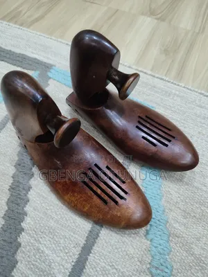 Mid Century Solid Mahogany Shoe Trees