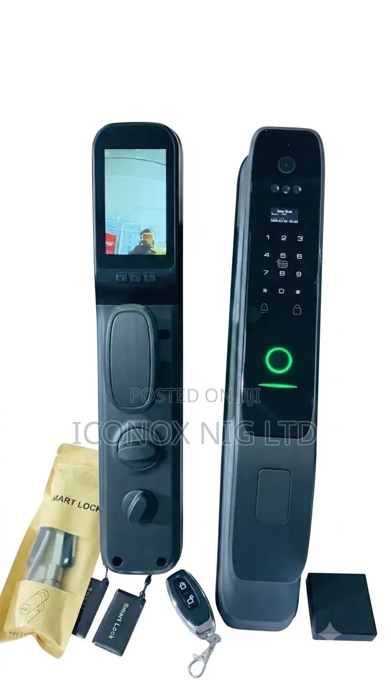 Remote 3D Face, Fingerprint Recognition Security for Metal Wood Doors