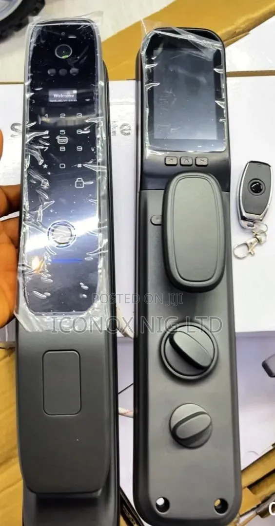 Remote 3D Face, Fingerprint Recognition Security for Metal Wood Doors