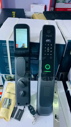 Remote 3D Face, Fingerprint Recognition Security for Metal Wood Doors