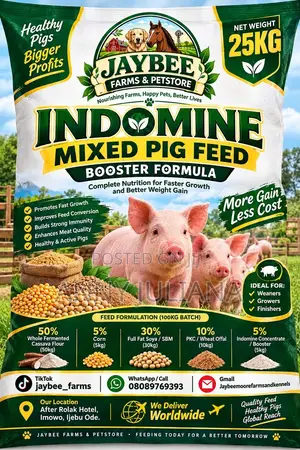 Indomine Mixed Pig Feed — 25kg!