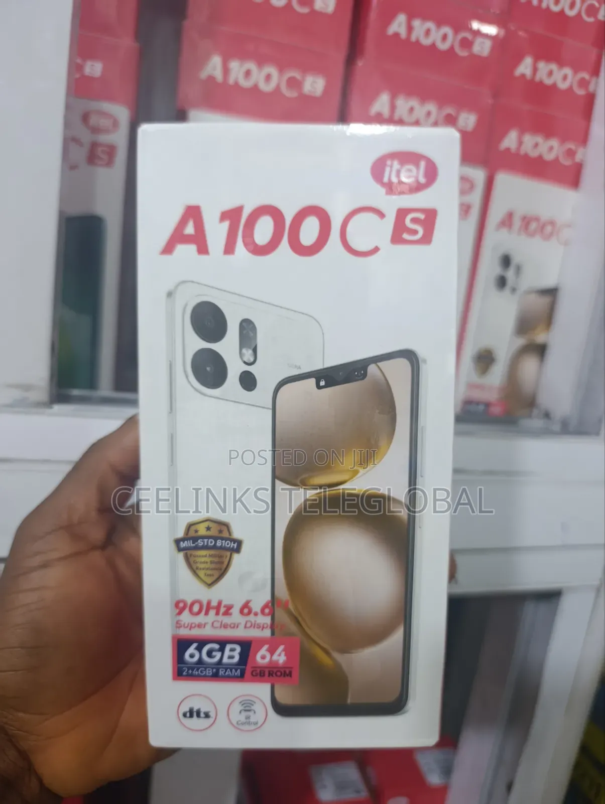 New Itel A100C 64 GB Black