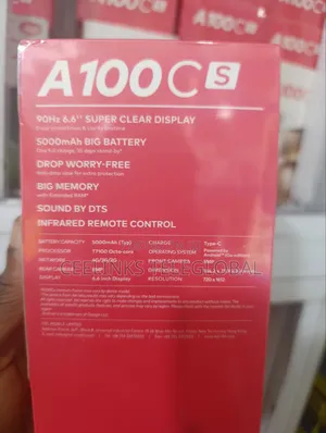 New Itel A100C 64 GB Black