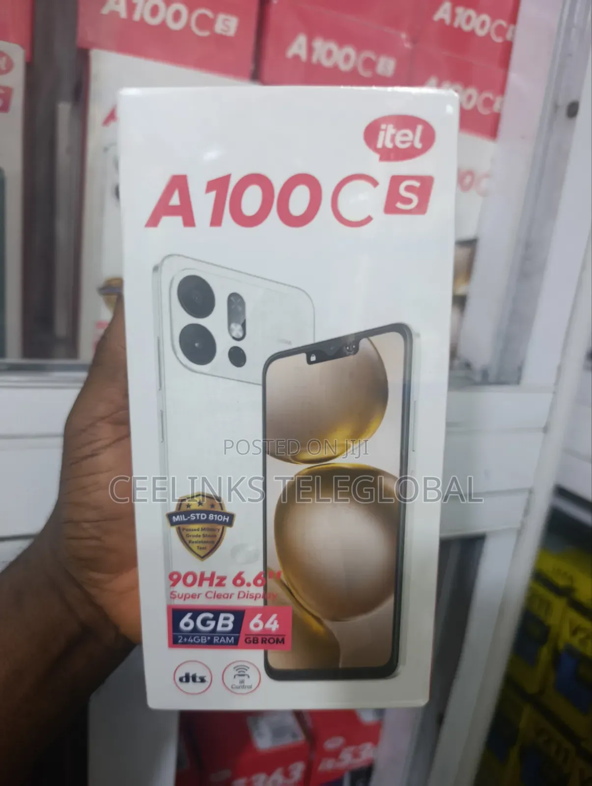 New Itel A100C 64 GB Silver