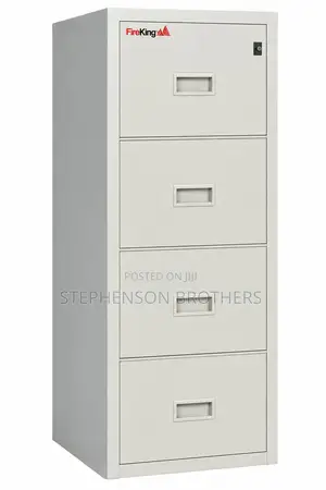 Fireking Fireproof 4-Drawer Vertical Cabinet 4r-1922cpl