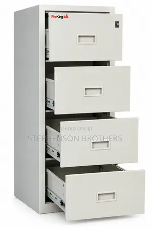 Fireking Fireproof 4-Drawer Vertical Cabinet 4r-1922cpl