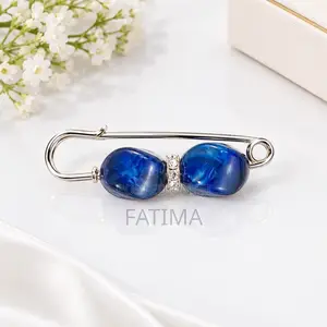 Diamond Safety Lock Hijab Pin