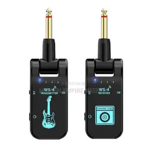 Professional Jack Wireless Transmitter and Receiver for Guitar, Piano