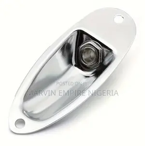 Electric Guitar Jack Port Boat Typ Jack Socket Channel 1/4 Inch Silver