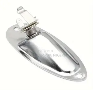 Electric Guitar Jack Port Boat Typ Jack Socket Channel 1/4 Inch Silver