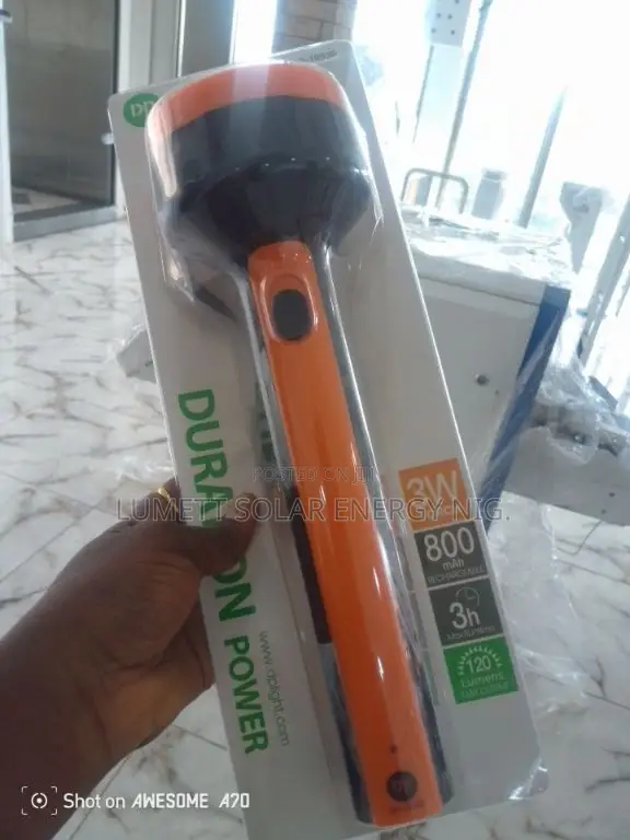 DP 3W LED Torch Light for Home, Security