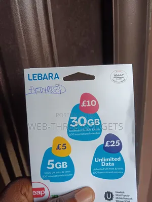 Lebara UK Sim Card. UK Number
