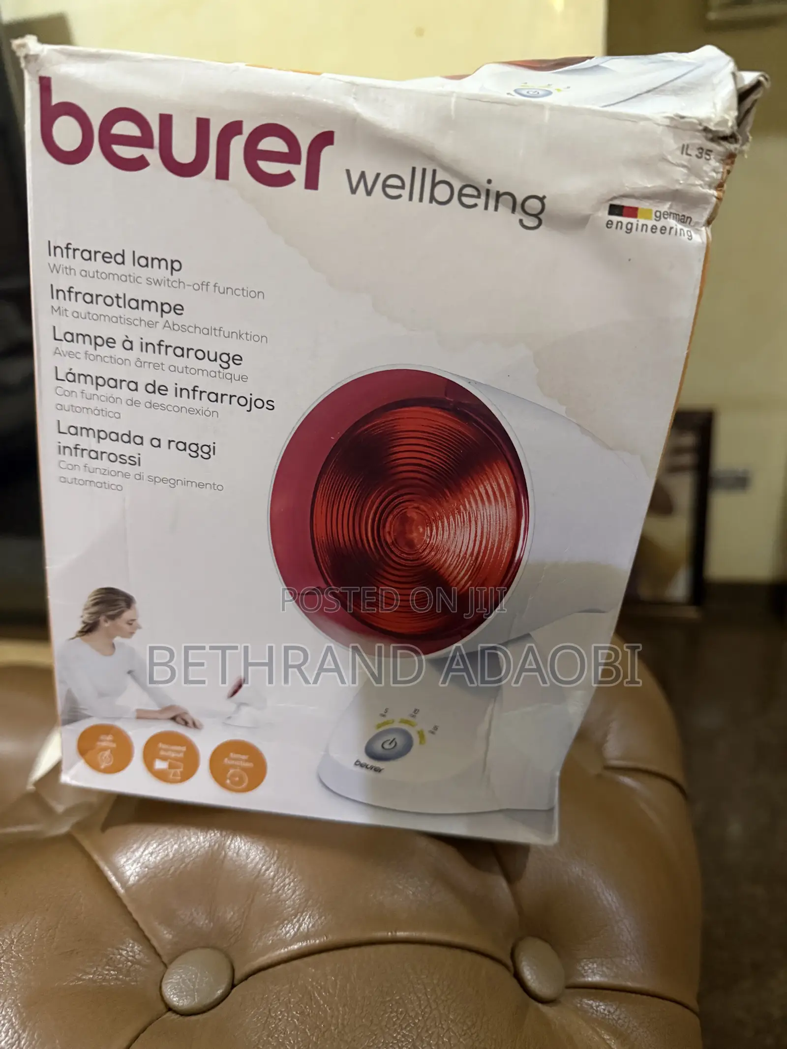 Beuer Infrared Lamp With Timer