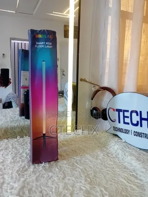 Triangular Base RGB Floor Lamp, Multiple Color Modes With Music Sync