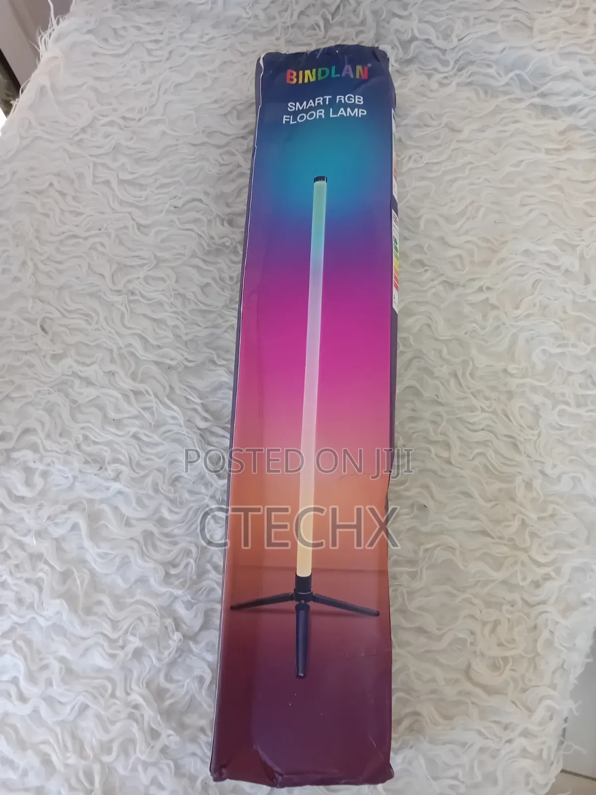 Triangular Base RGB Floor Lamp, Multiple Color Modes With Music Sync